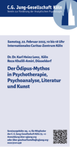 Flyer Der Ödipus-Mythos in Psychotherapie, Psychoanalyse, Literatur und Kunst 