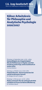 Flyer Kölner Arbeitskreis für Philosophie und Analytische Psychologie 2026/2027